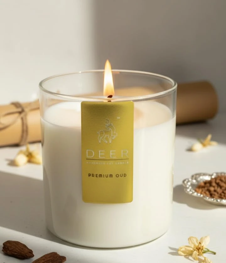 DEER Soywax jar Candles | Heat Resistant Glass | 40hr+ Burn Time | Hand-Poured | Scented Candle | Aromatherapy | Non Toxic & Vegan | Perfect for...