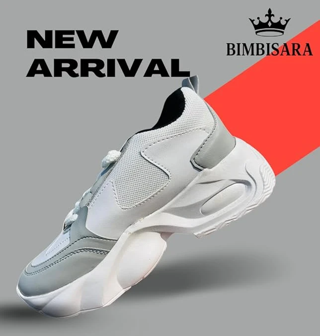 Men’s Chunky Sports Sneakers with TPE Sole | Breathable Casual Running Shoes for Walking, Gym