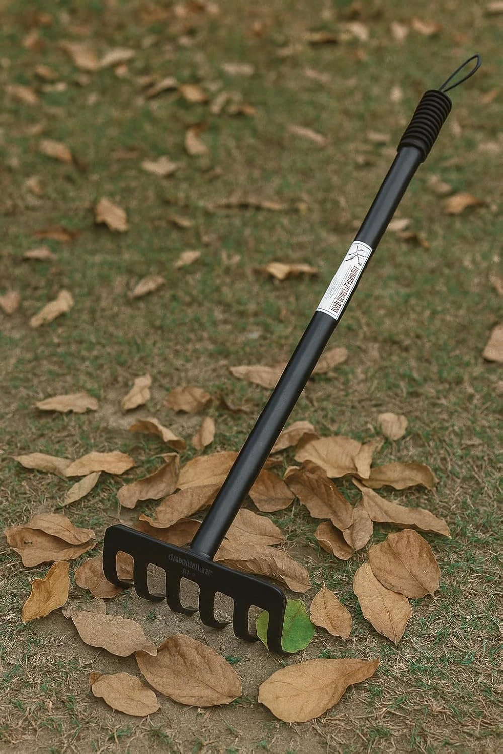 Global Nature Agro 9-Tine Heavy Duty Steel Leaf Rake Head – Durable Garden & Farm Cleaning Tool for Leaves, Grass & Debris | Rust-Resistant Metal...
