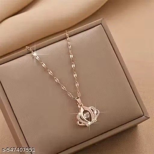 Rose Gold Cubic Zirconia Pendant