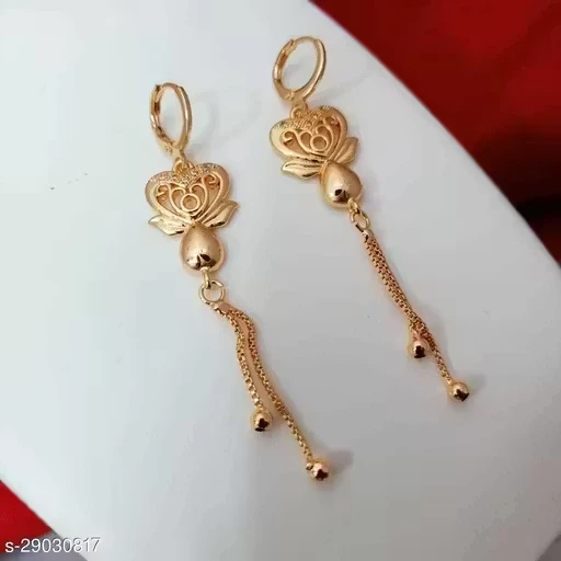 Shimmering Unique Earrings