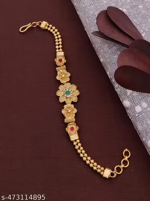 Gold-Plated Link Bracelets