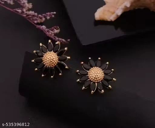 Flower Earrings Statement Jewelry