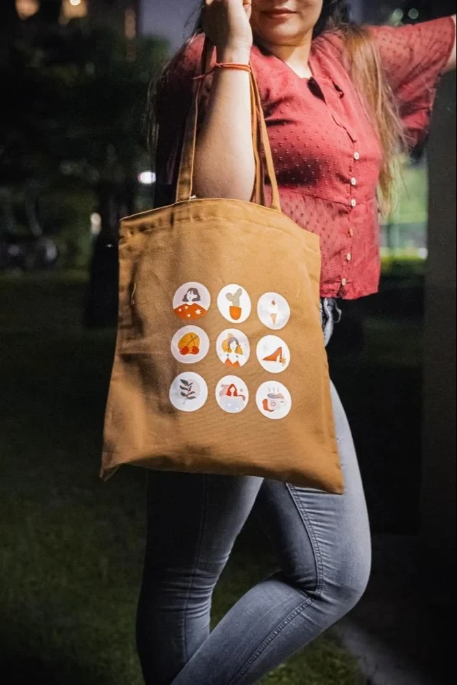 Printed Fashion Tote Bag