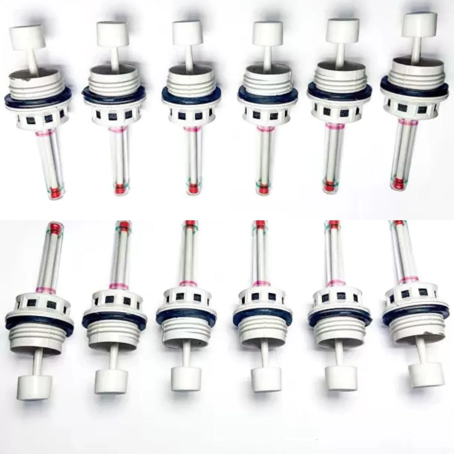 MYJAS - only for exide Inverter Battery Cap with Water Level Float Indicator, Colour White, with 1 Year Warranty, (27mm-Set of 12 peices)