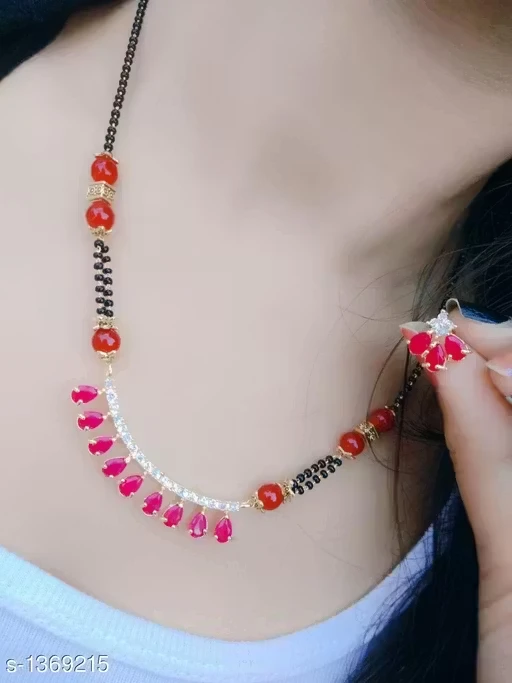 Women's Alloy Gold Plated Mangalsutras