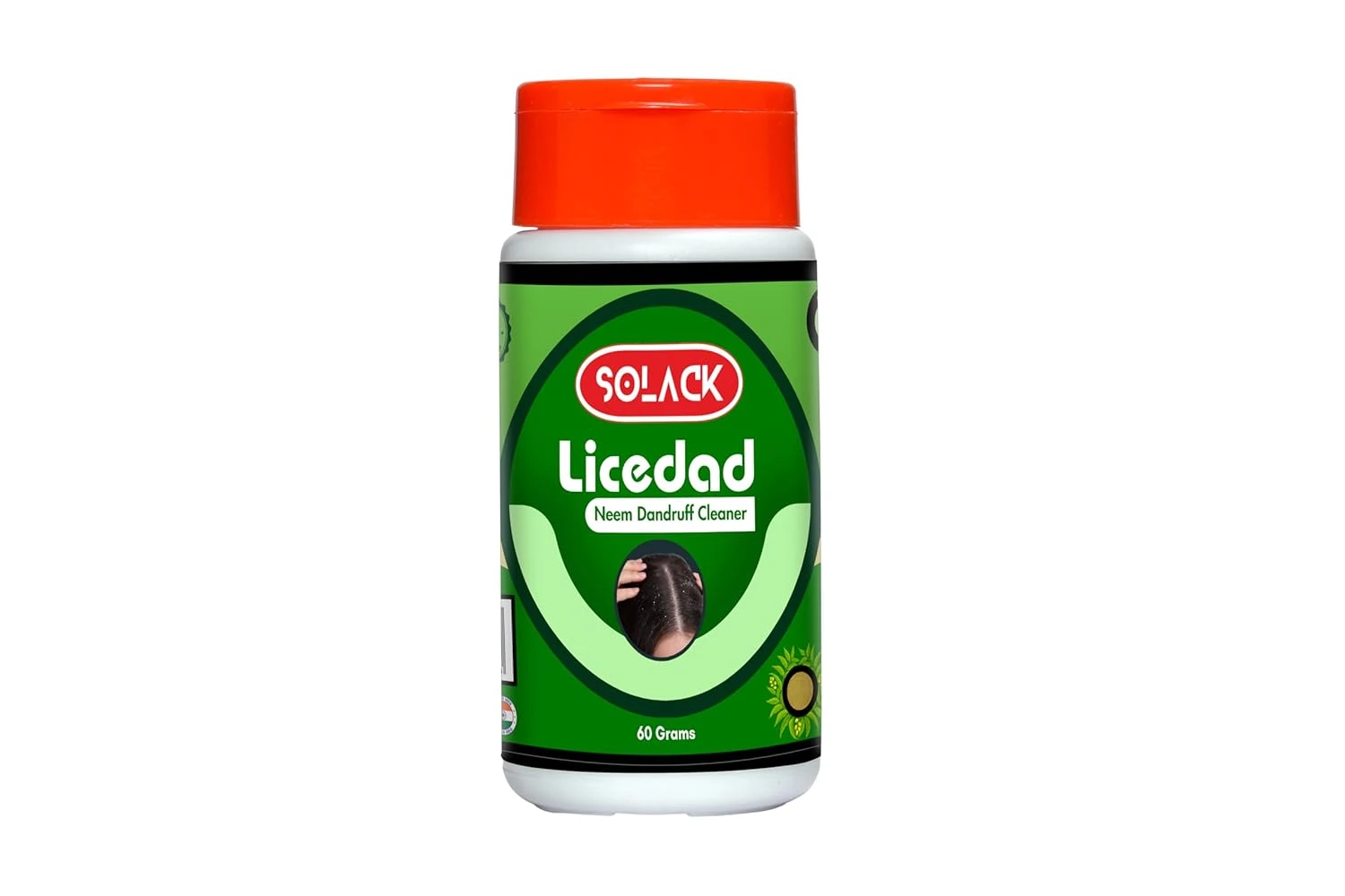 Licedad Neem Dandruff Cleaner | Herbal Scalp Cleanser with Neem Extract | Helps Maintain Clean, Flake-Free Scalp | Natural Hair & Scalp Hygiene Powder | Easy Application 60 Gram