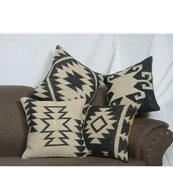 Wool Jute Handmade Cushion Cover