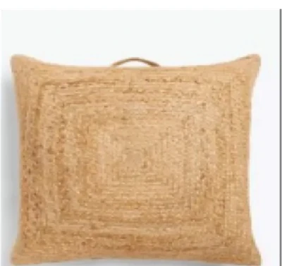 Designer Jute Cushion Cover