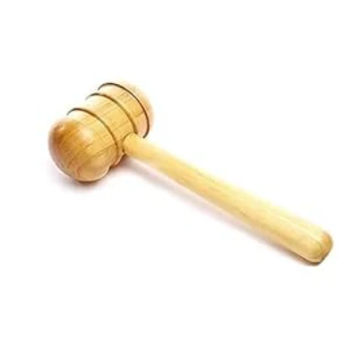 Cricket Bat Double Side Knocking Wooden Mallet Hammer | Bat Knocker Tool for Seasoning & Hardening Cricket Bats (Hammer Only)