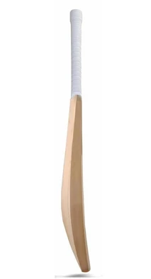 Kashmir Willow Cricket Leather Bat (Short Handle Full - 33.5 inch) | Grade 1++ | Professional Season Bat for Leather Ball | Shock-Absorbing Singapore Cane Handle | Lightweight