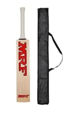 Kashmiri Willow Cricket Bat with Cover | Lightweight for Tennis Ball | Handcrafted Kashmir Willow | Durable Willow for Kids & Beginners | Ideal for Soft & Hard Ball