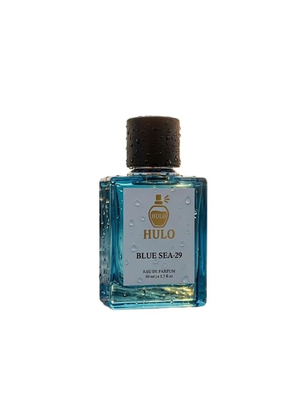 HULO BLUE SEA-29 EAU DE PARFUM Perfume Spray | 50ml Rose Amber Vanilla Harmony