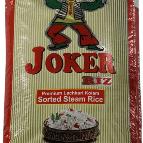Joker Riz Premium Lachkari Kolam Rice – Sorted Steam | 30 Kg Bag