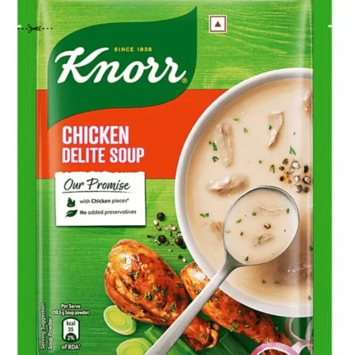 Knorr Chicken Delite Soup – 42g, Color : Bright Creamy