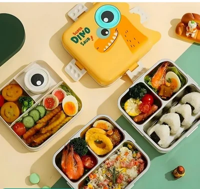 Baby Stainless Steel Lunch Box Pack of 1