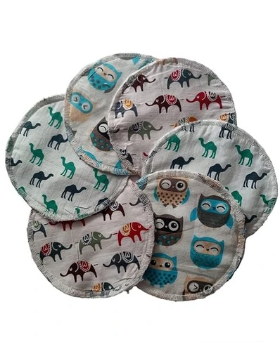 Nursing Breast Pad Soft Comfy High-Absorbent Cotton Breast Pads Reusable Maternity, Washable Nursing Pads | Super Absorbent Comfort Fit Breast Pads (White -3 Pair/ 6Piece)