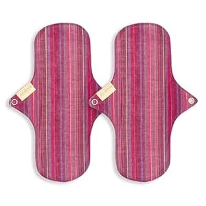 Sanitary Cloth Pad | GOTS Certified Organic Cotton | with leak proof | Light flow pad | lasts upto 75-100 washes (Vibrant Range)