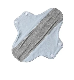 Reusable Cloth Period Pads Washable Napkin for Heavy Flow Leakproof Overnight Protects,Large Sanitary Pads Set with Wings for Women,Washable Cloth Panty Liners Pads- 2 Pcs