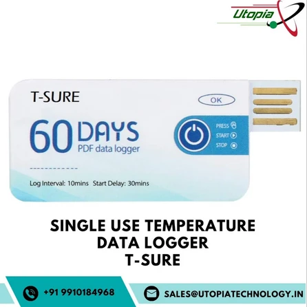 Disposable Temperature Data Logger Pack of 1