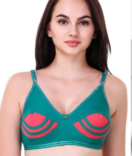 Payal Neck Bralette Bikini Top (Pack of 1, Black) Free Size Padded Bralette, Removable Pads, Slip On Bra Size 32B