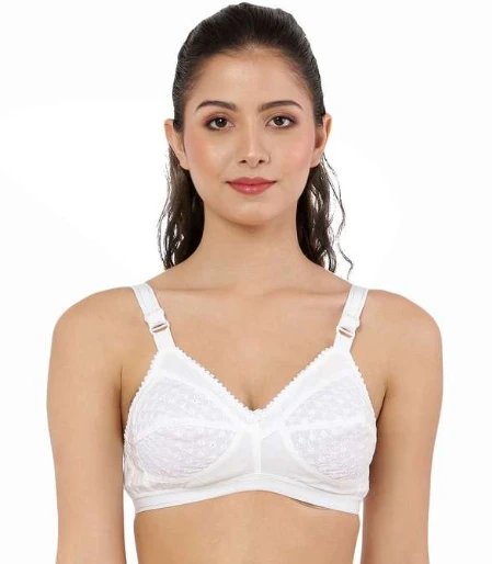 Cotton Open Bra for Women Daily Use | Non-Padded, Non-Wired Size 32B