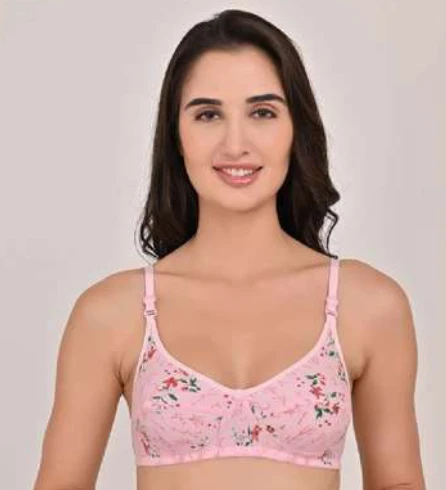 Juhi Women's Cotton Rich Padded Non-Wired Push-Up Bra Multiway Size 32B