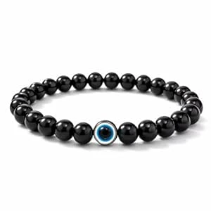 Evil Eye Protection Bracelet, Nazar Raksha Mani Natural Gemstones, for Protection from Evil Eye, Business Protection, Aura Protection