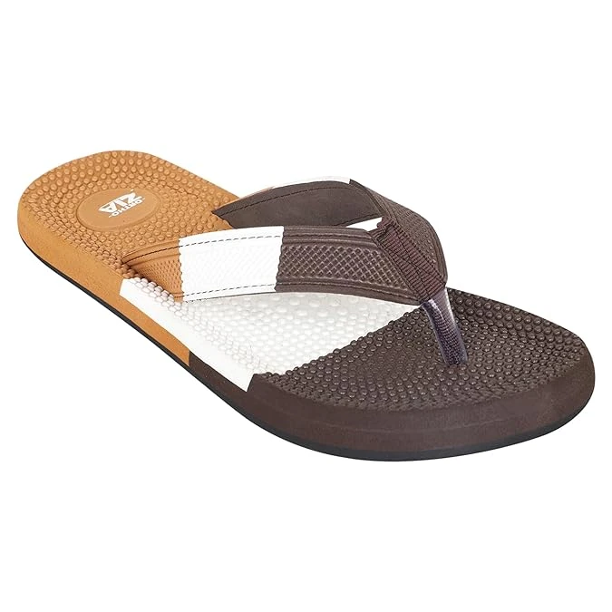 Men’s Orthopedic Comfort Flip Flops Slippers | Cushioned Footbed | Anti-Slip Sole | Men,s Slippers