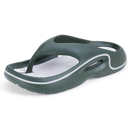 Bata Men Casual flip flop thong slipper - Dark Brown