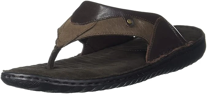 Men's Leather Slippers Size 8