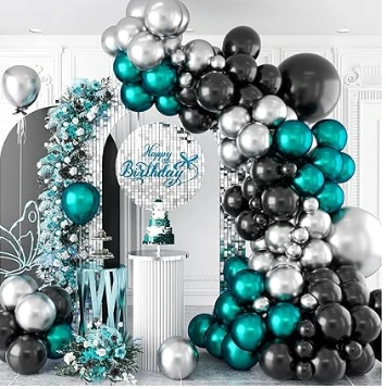 Flyloons 25 pcs Golden Metallic Chrome Balloons for Birthday Decoration items celebration Anniversary Girls Boys Men Women