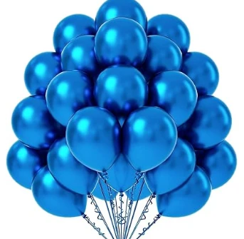 Flyloons 25 pcs Golden Metallic Chrome Balloons for Birthday Decoration items celebration Anniversary Girls Boys Men Women