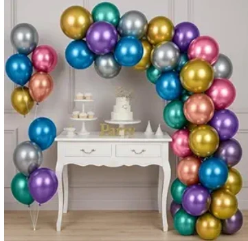 Flyloons 25 pcs Golden Metallic Chrome Balloons for Birthday Decoration items celebration Anniversary Girls Boys Men Women