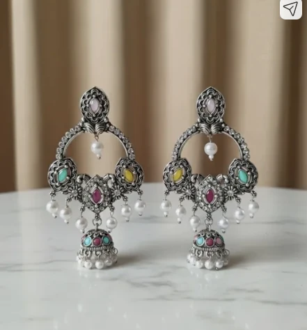 Sajdacommerce Minimalist Pearl Safety Pin Statement