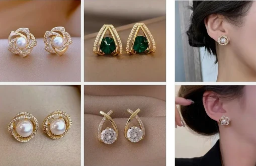 Sajdacommerce Minimalist Pearl Safety Pin Statement