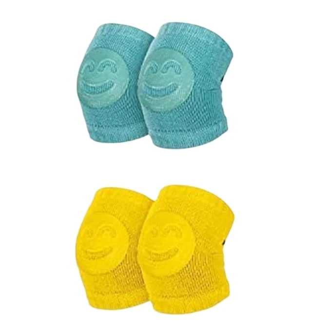 Baby Knee Pads for Crawling – Soft Anti Slip Knee Protector for Babies, Cotton Toddler Knee Guard, Breathable Baby Safety Knee Support (0–2 Years) 2 Pcs